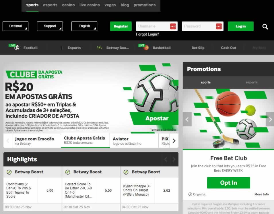 aposta bet365 hoje